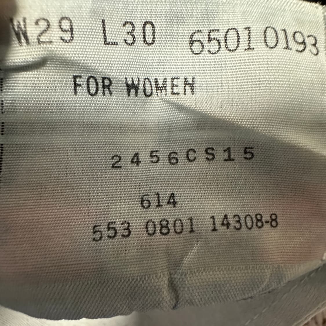 LEVI'S 501 00's usa made women jeans 상품이미지7