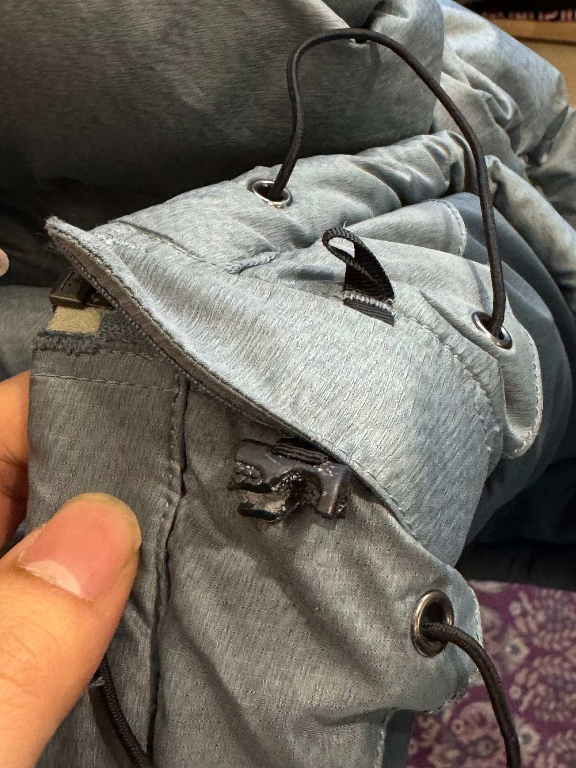 파타고니아 04‘s 패커블 다운 아이스 블루 XL 상품이미지5