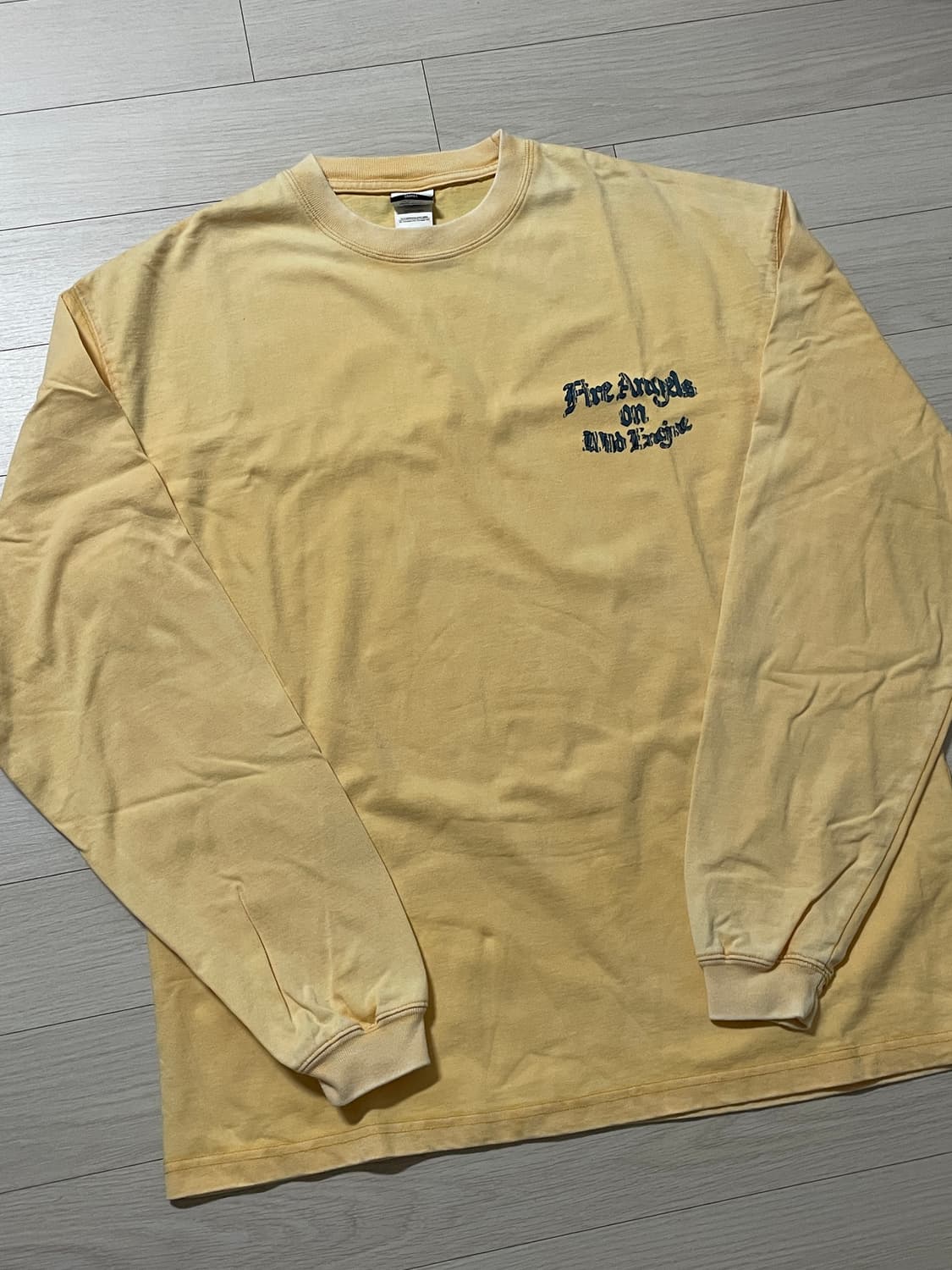 아웃스탠딩 빈티지 롱슬리브 옐로우 상품이미지2