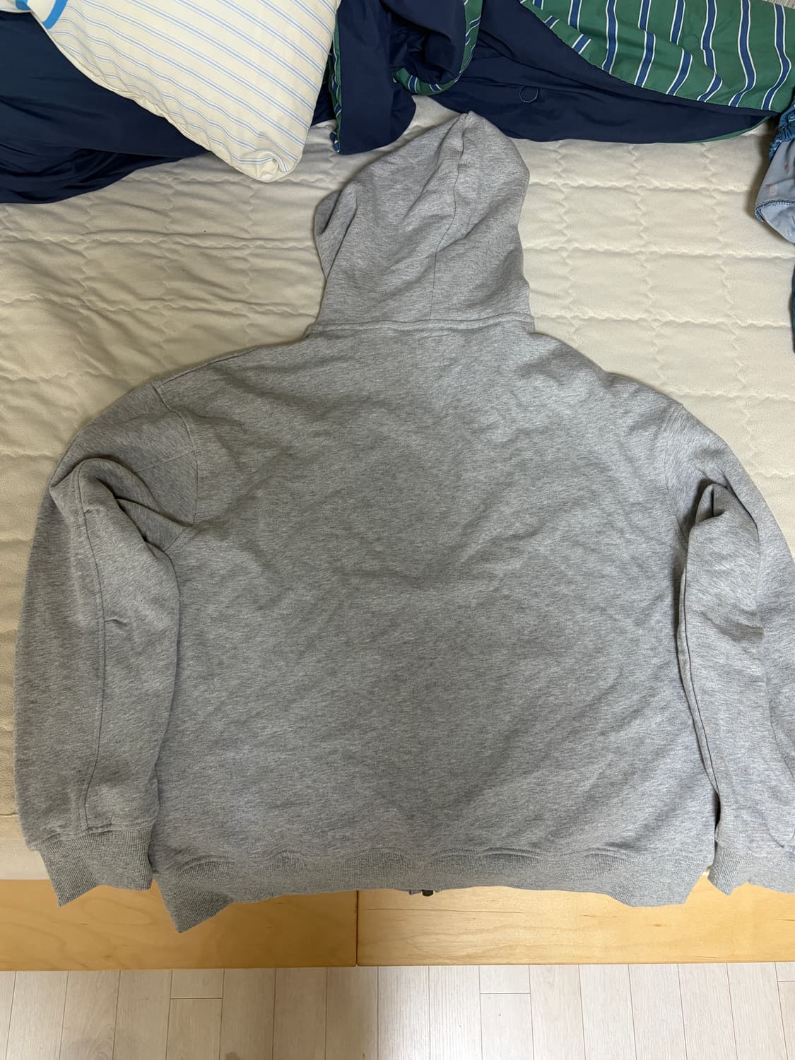 디미트리블랙 ASI 포시즌 에센셜 후드 집업_스웻 멜란지 2(L) 팝니다 상품이미지3