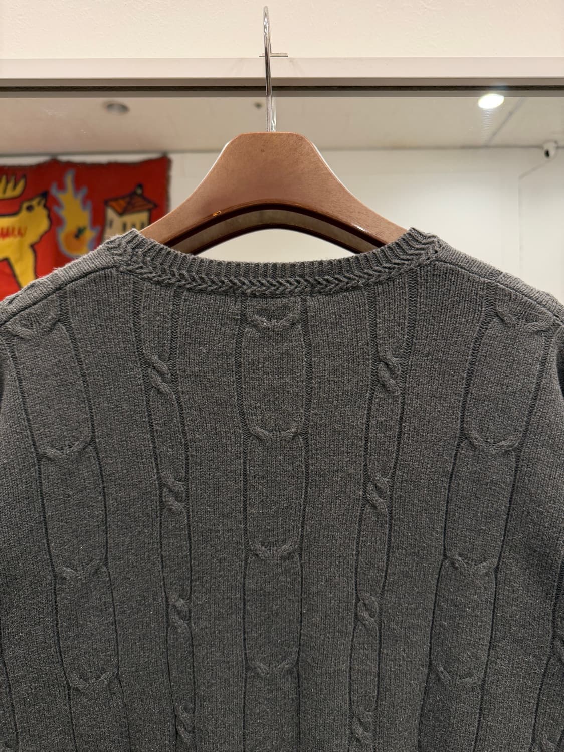 90s Nautica 노티카 케이블 크루넥 니트 상품이미지6