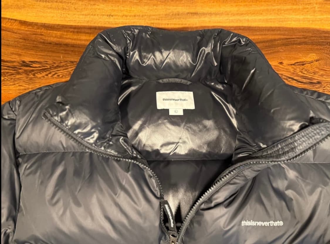 디스이즈네버댓 퍼텍스 T down 패딩 자켓 라지 블랙 상품이미지3