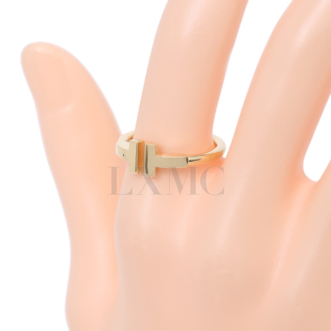 티파니 T 와이어 링 티파니 티 반지 9호 옐로우골드 상품이미지7