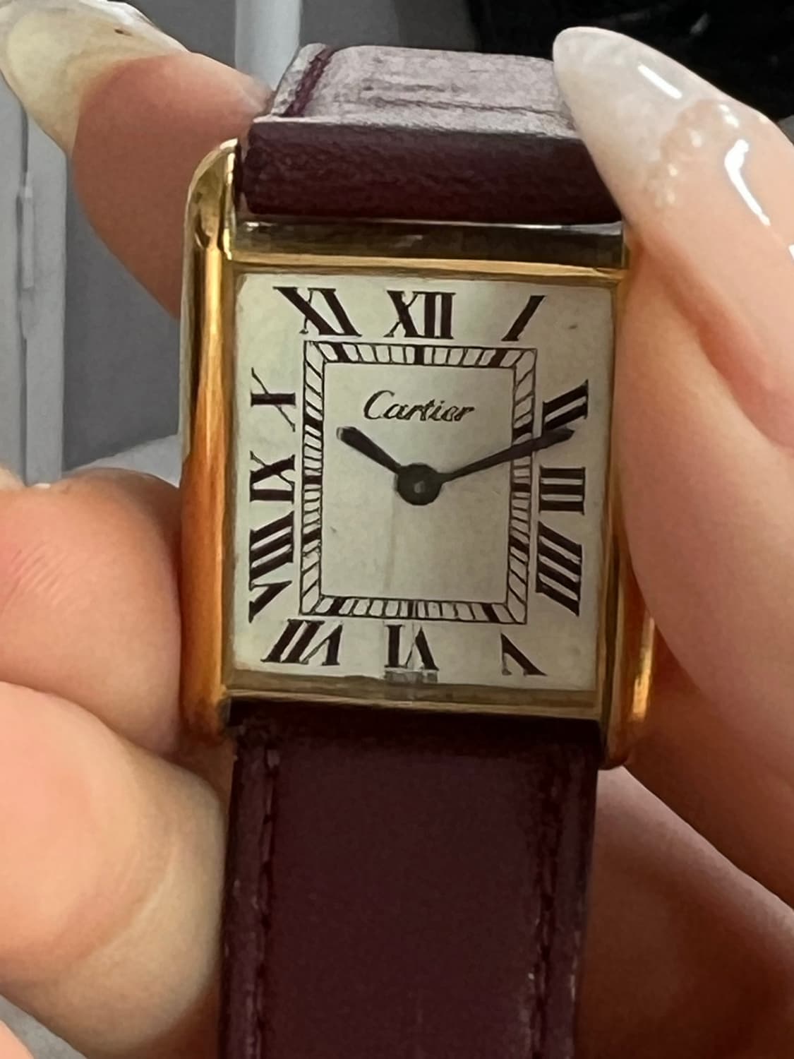 까르띠에 빈티지 탱크 수동 무브먼트 상품이미지4