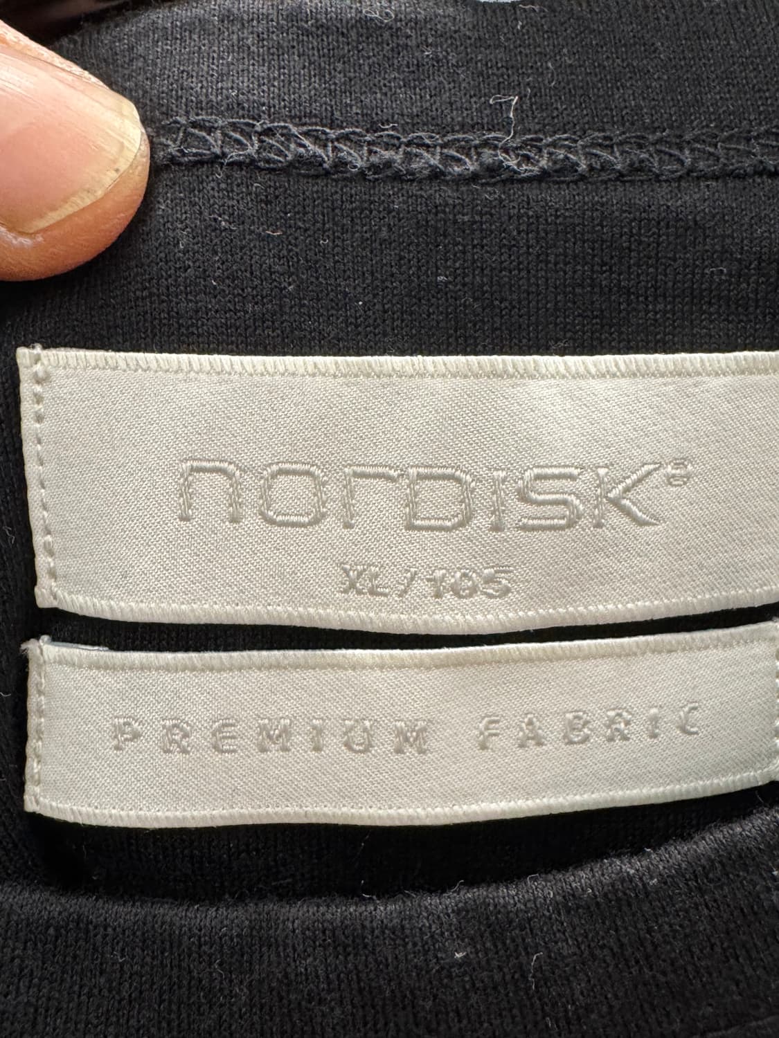 Nordisk 스튜디오 블랙 반팔 티셔츠 XL 상품이미지3