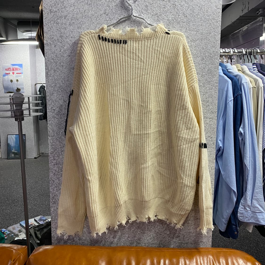 kzoom 아이보리 포인트 니트 B2469 상품이미지4