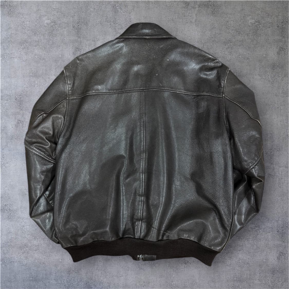 USA made)엘엘빈(llbean) A-2 레더자켓 XL 상품이미지3