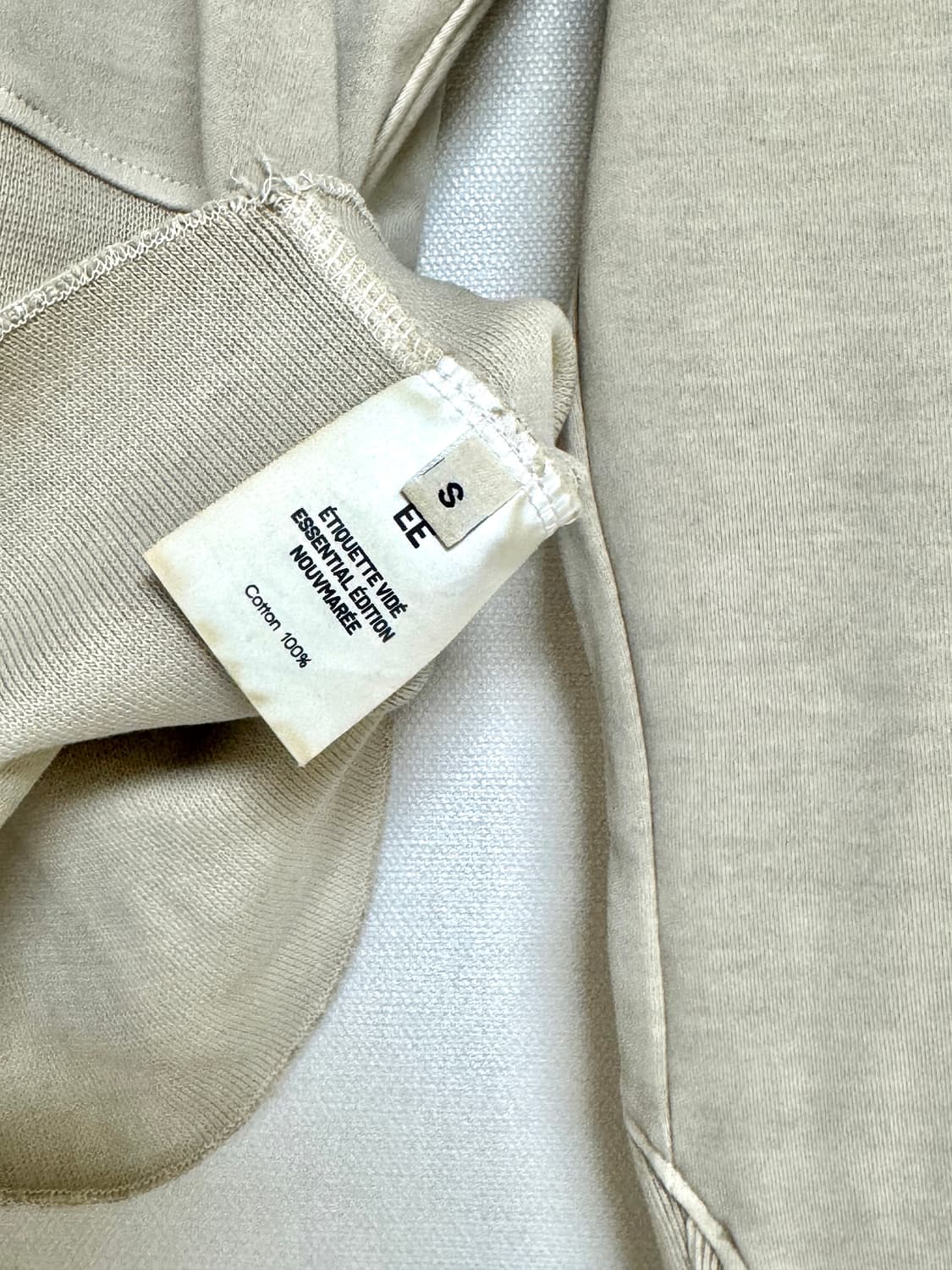 EE WOMENS SWEATSHIRTS BEIGE 상품이미지4