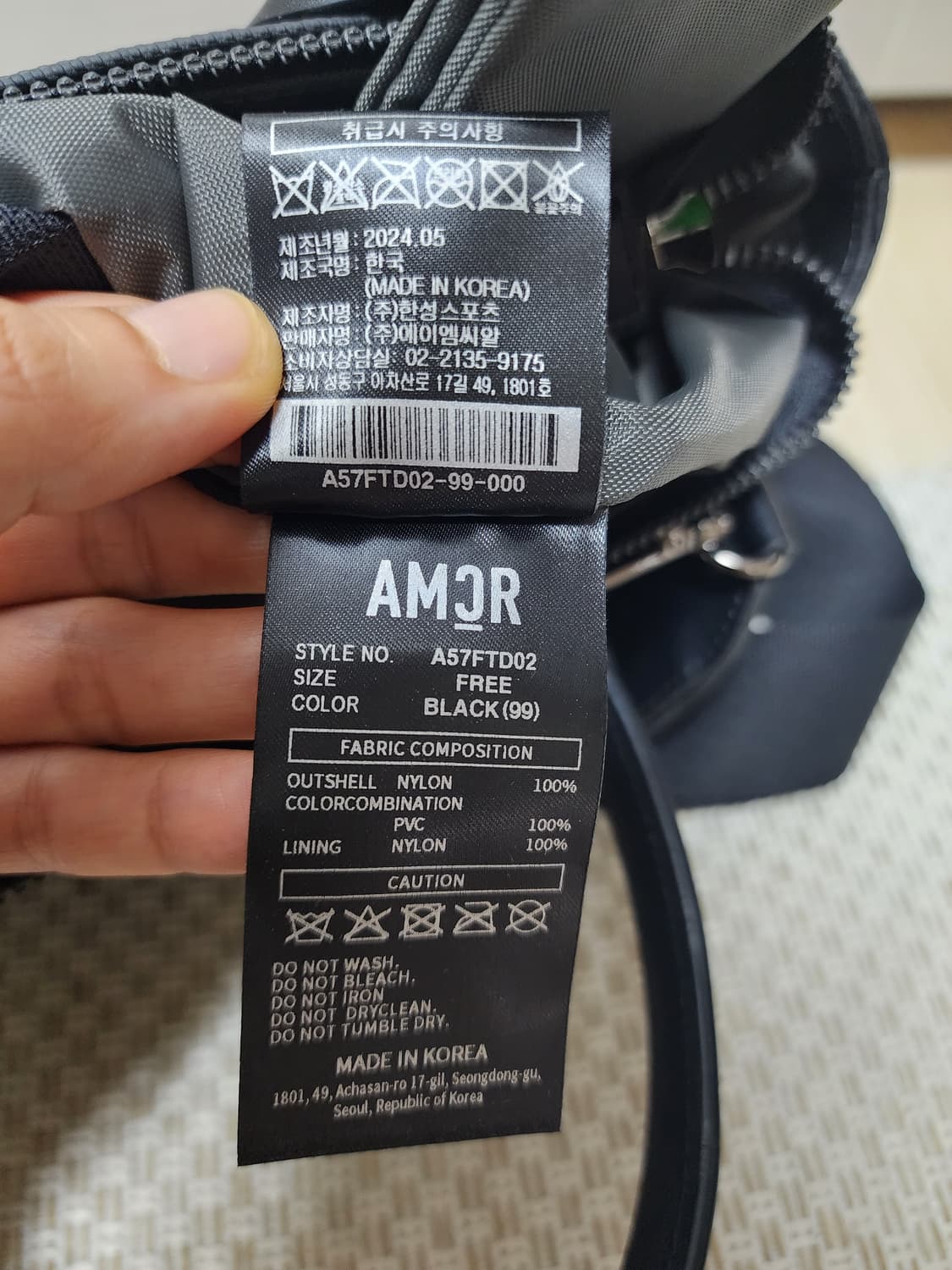 (정품) 어메이징크리  엣지드 슬릿토트백 크로스가방 골프가방 상품이미지10