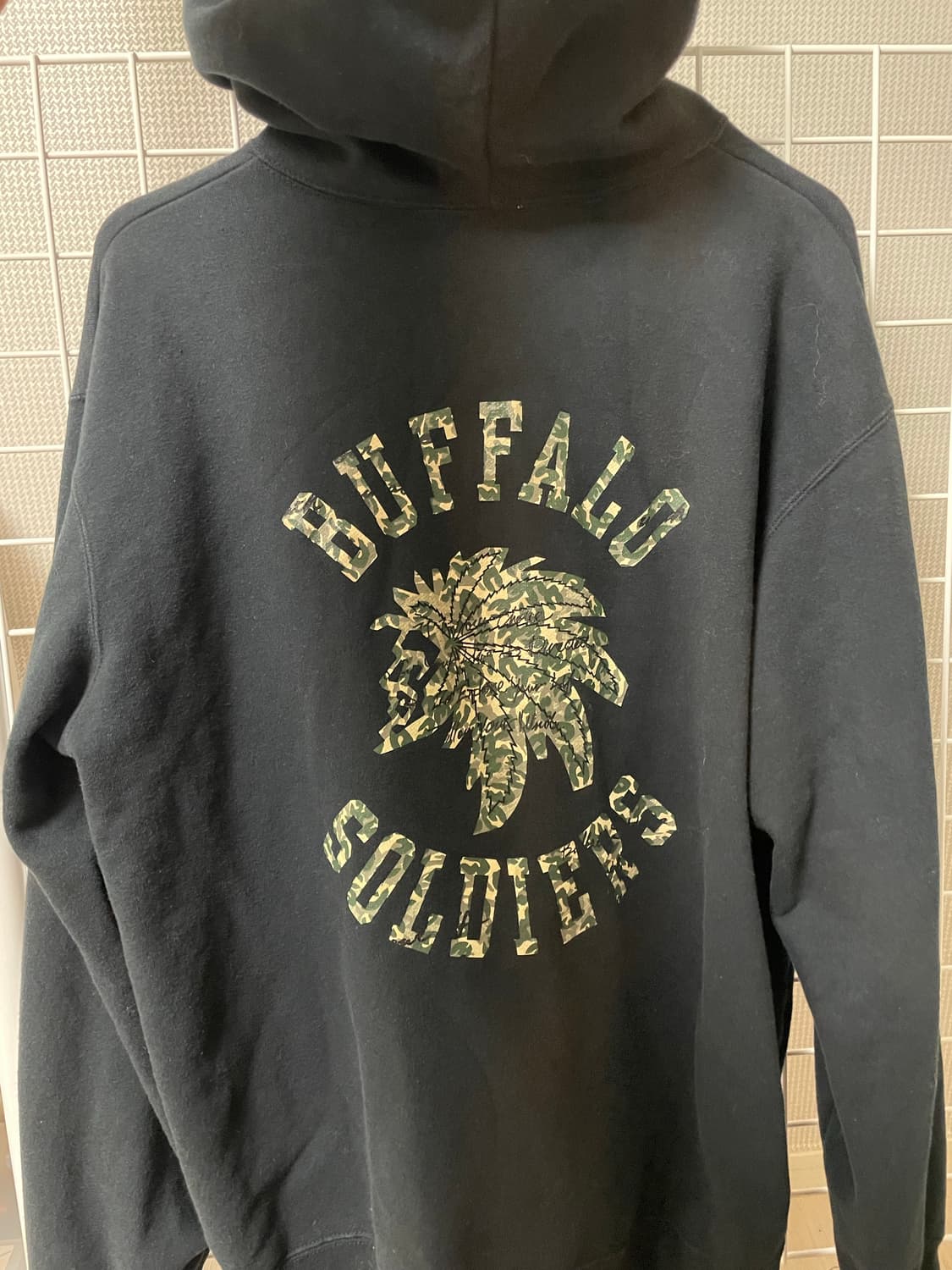 빈티지 호피 프린팅 후드집업 상품이미지4