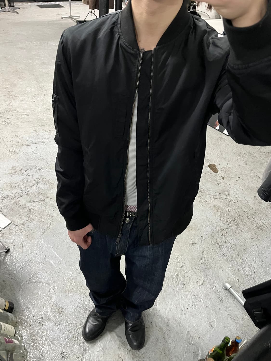 Nano Universe ma-1 bomber jacket 상품이미지4