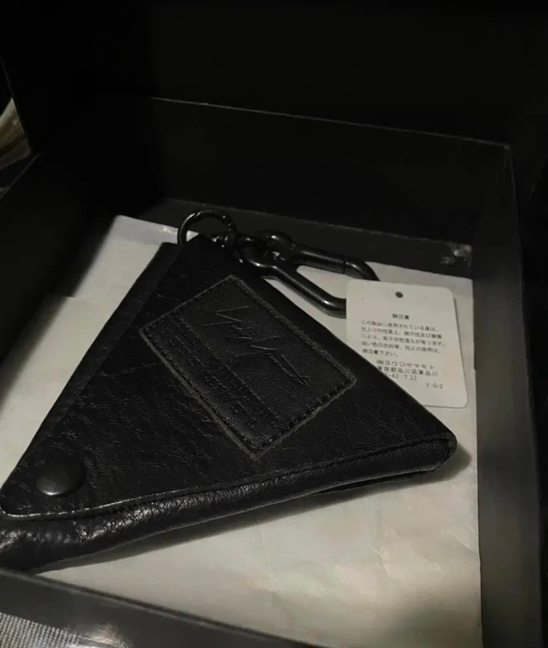 요지야마모토 레더 파우치 상품이미지1