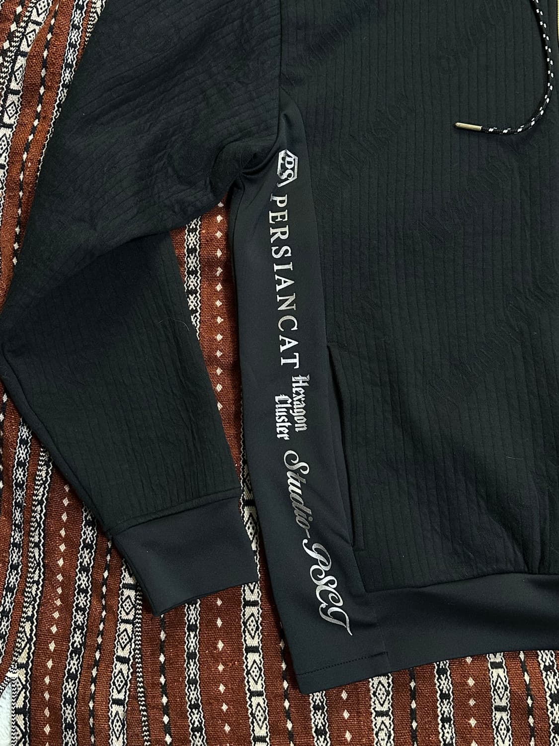 페르시안캣 후드집업 L 블랙 105 상품이미지5