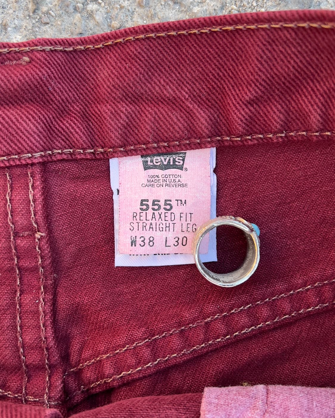 [37] 90s 미제 리바이스 555 레드 상품이미지2