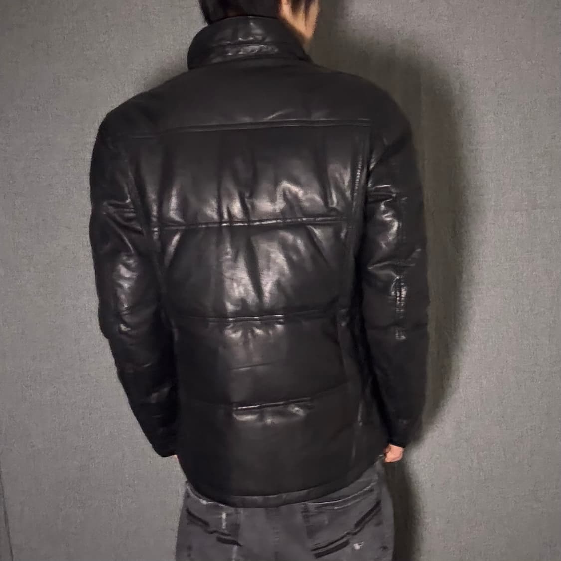 y2k 염소가죽 패딩 자켓 상품이미지7