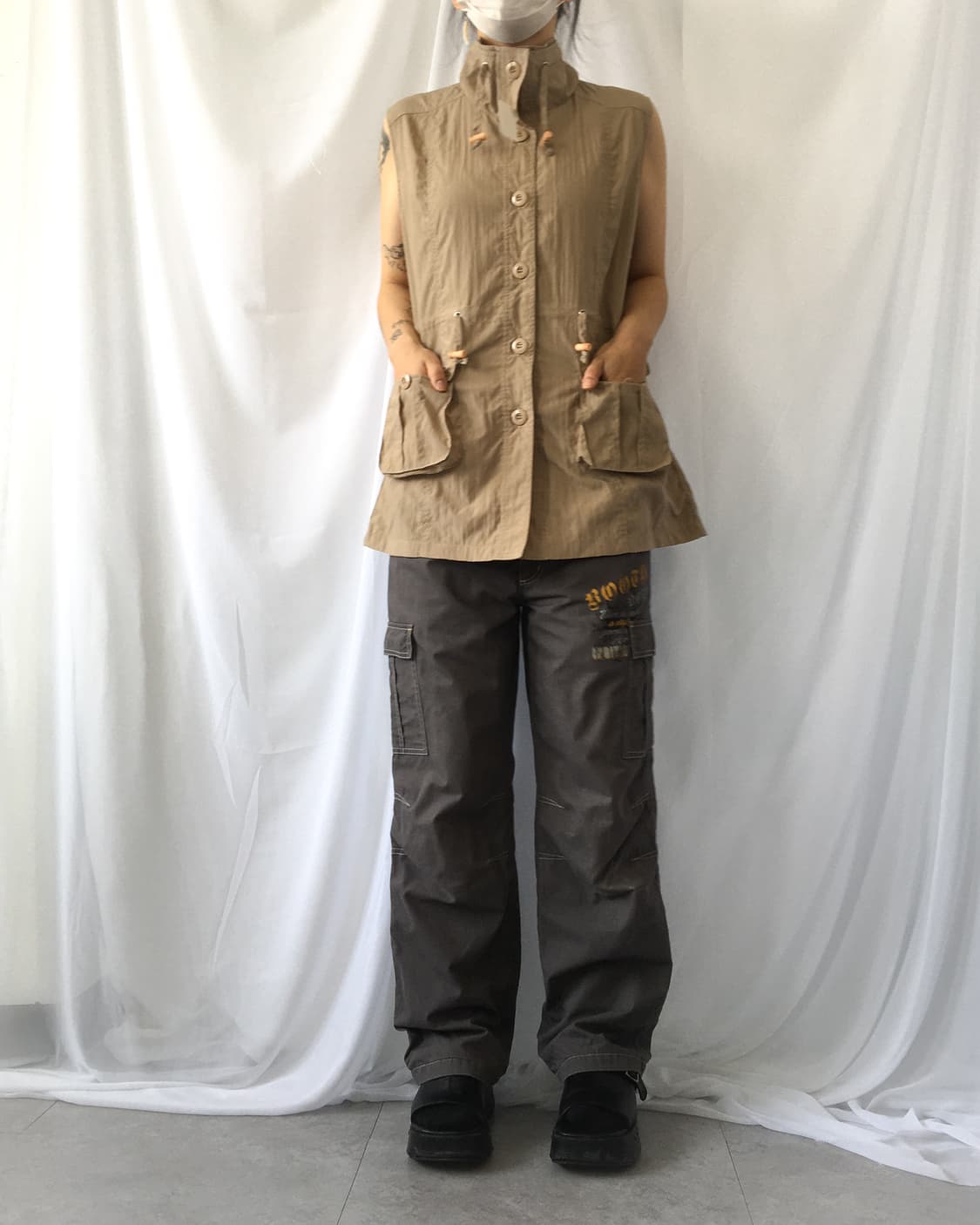 High neck vest 상품이미지6