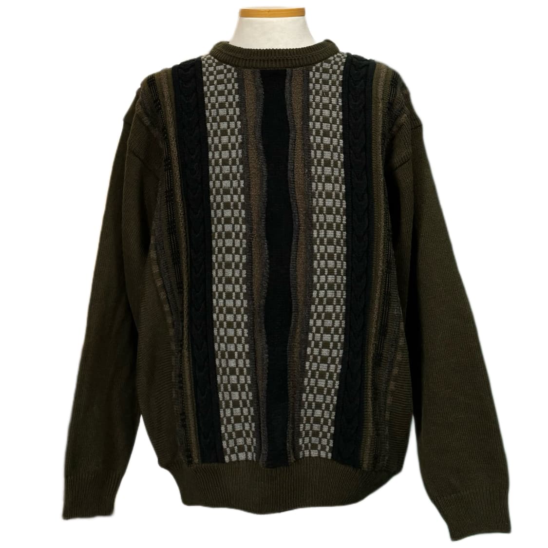 빈티지 패턴 울 니트 상품이미지5