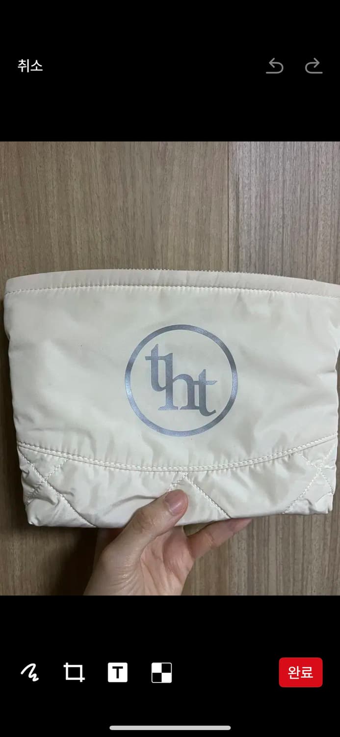 쓰리타임즈 베베 파우치 베이지 상품이미지2