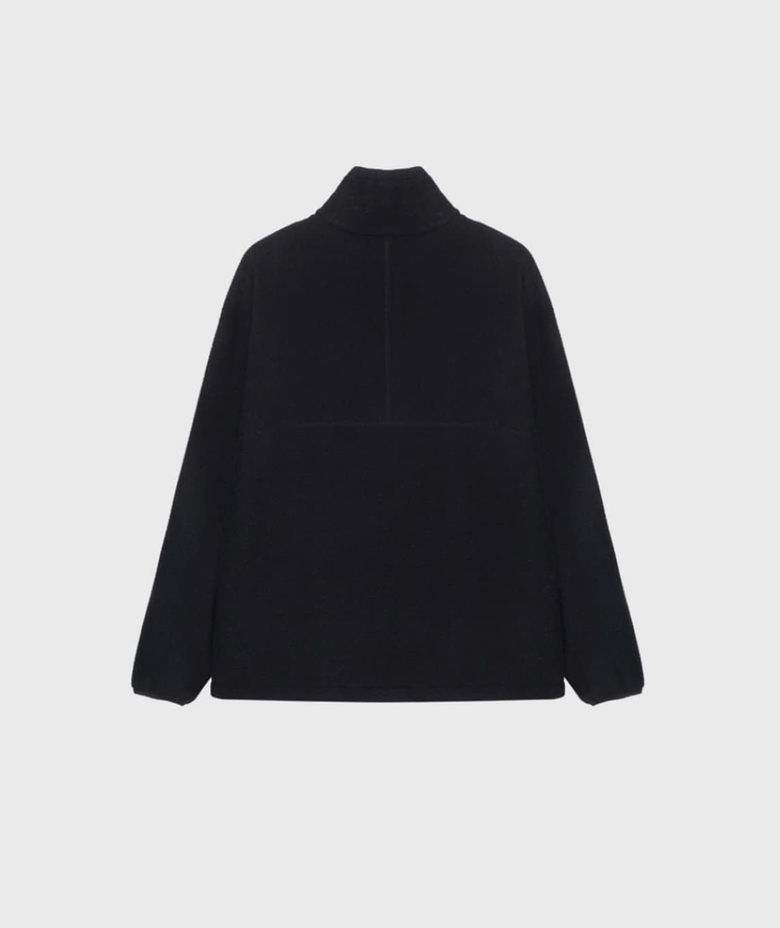 모노하 플리스 하프집업 블랙 상품이미지4