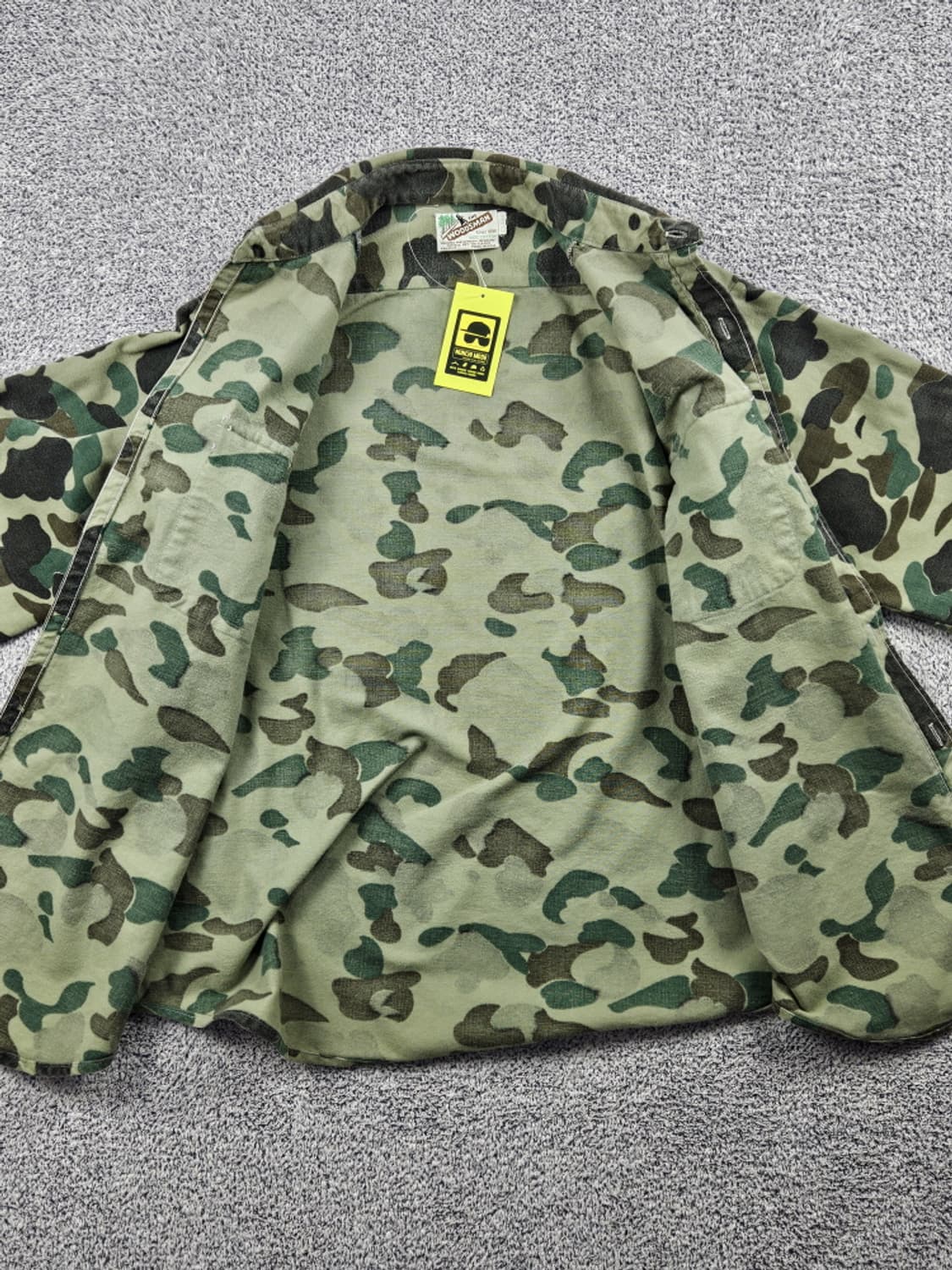 80's USA THE WOODSMAN 카모 헌팅 셔츠 (L)/10537 상품이미지8