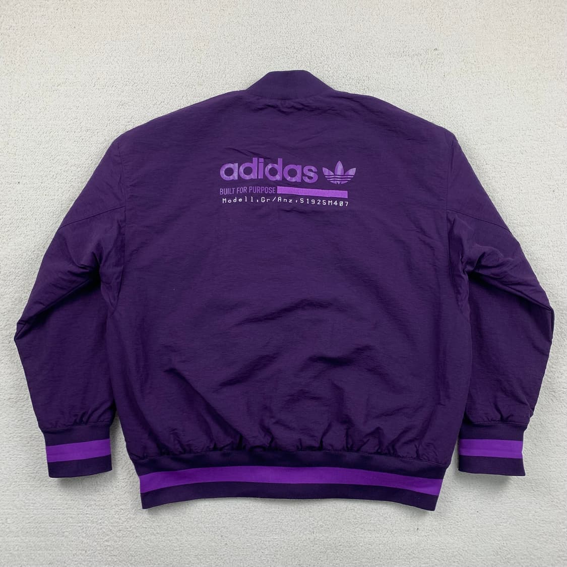 아디다스 오리지날스 나일론쉘 바시티 봄버 자켓 퍼플  상품이미지4