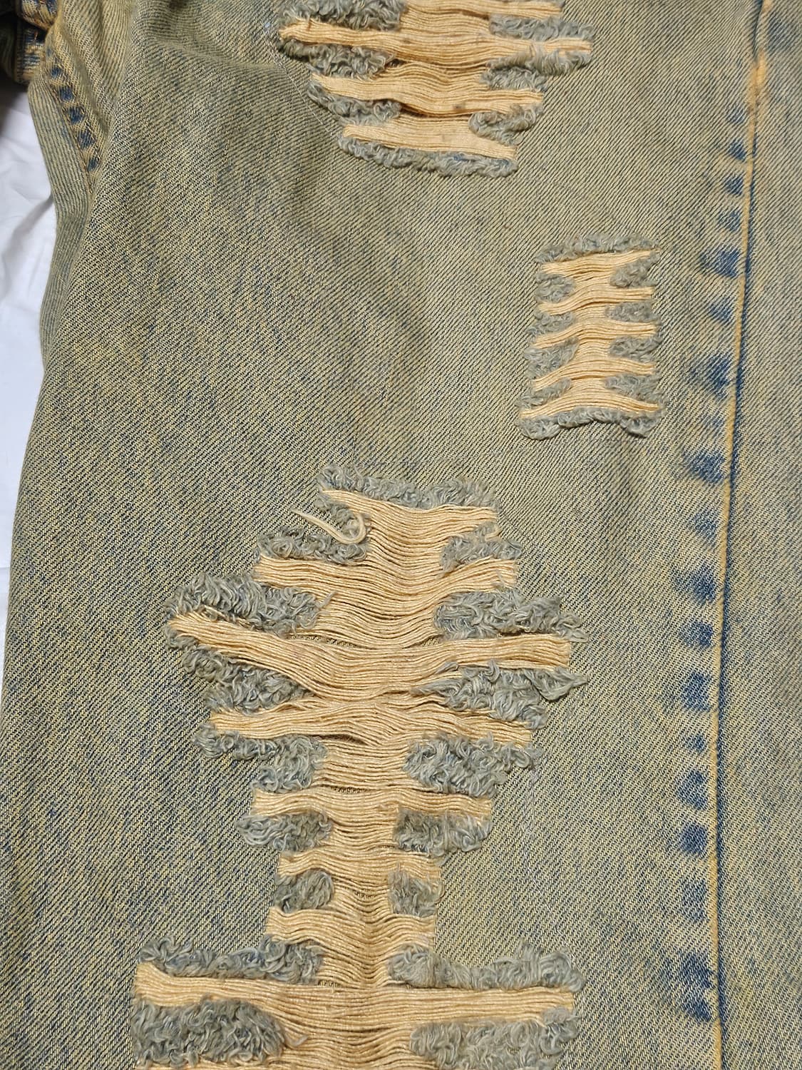 리바이스 80s 505 데미지 녹워싱 데님팬츠 30 상품이미지3