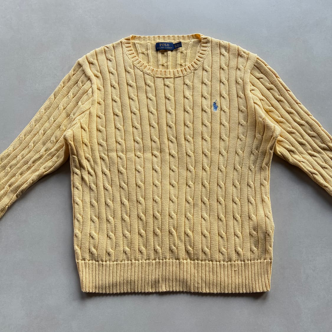 [S-M]폴로 랄프로렌 꽈배기 케이블 코튼 니트 상품이미지5
