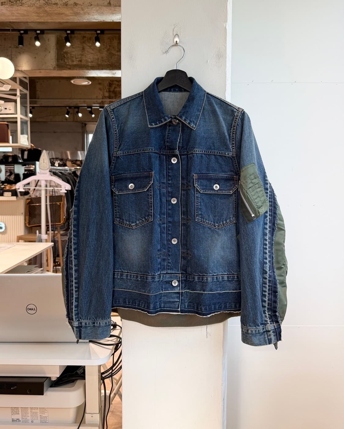 사카이 데님 나일론 트윌 자켓  상품이미지2