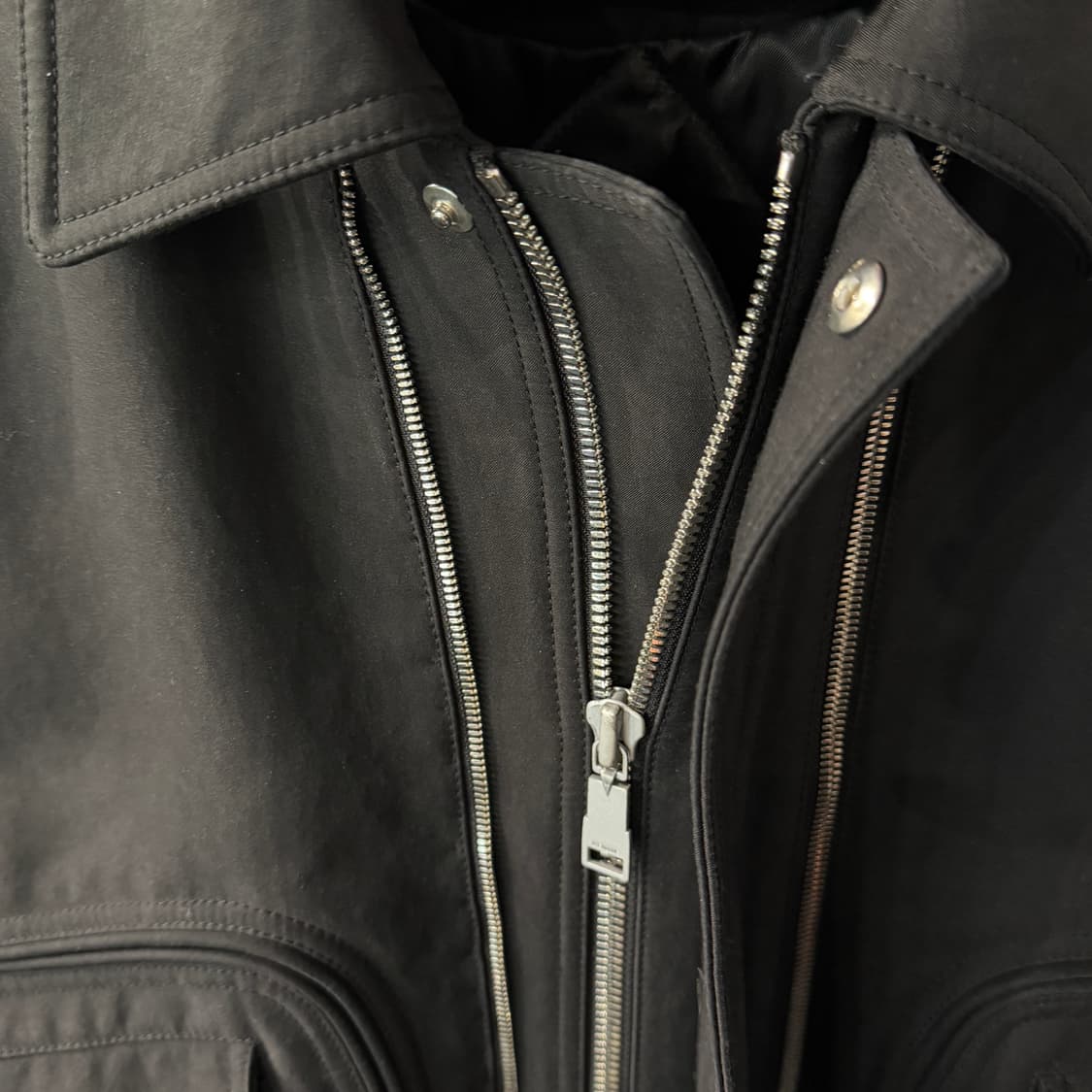 [S] WE11DONE 3프론트 지퍼 봄버 자켓 상품이미지6