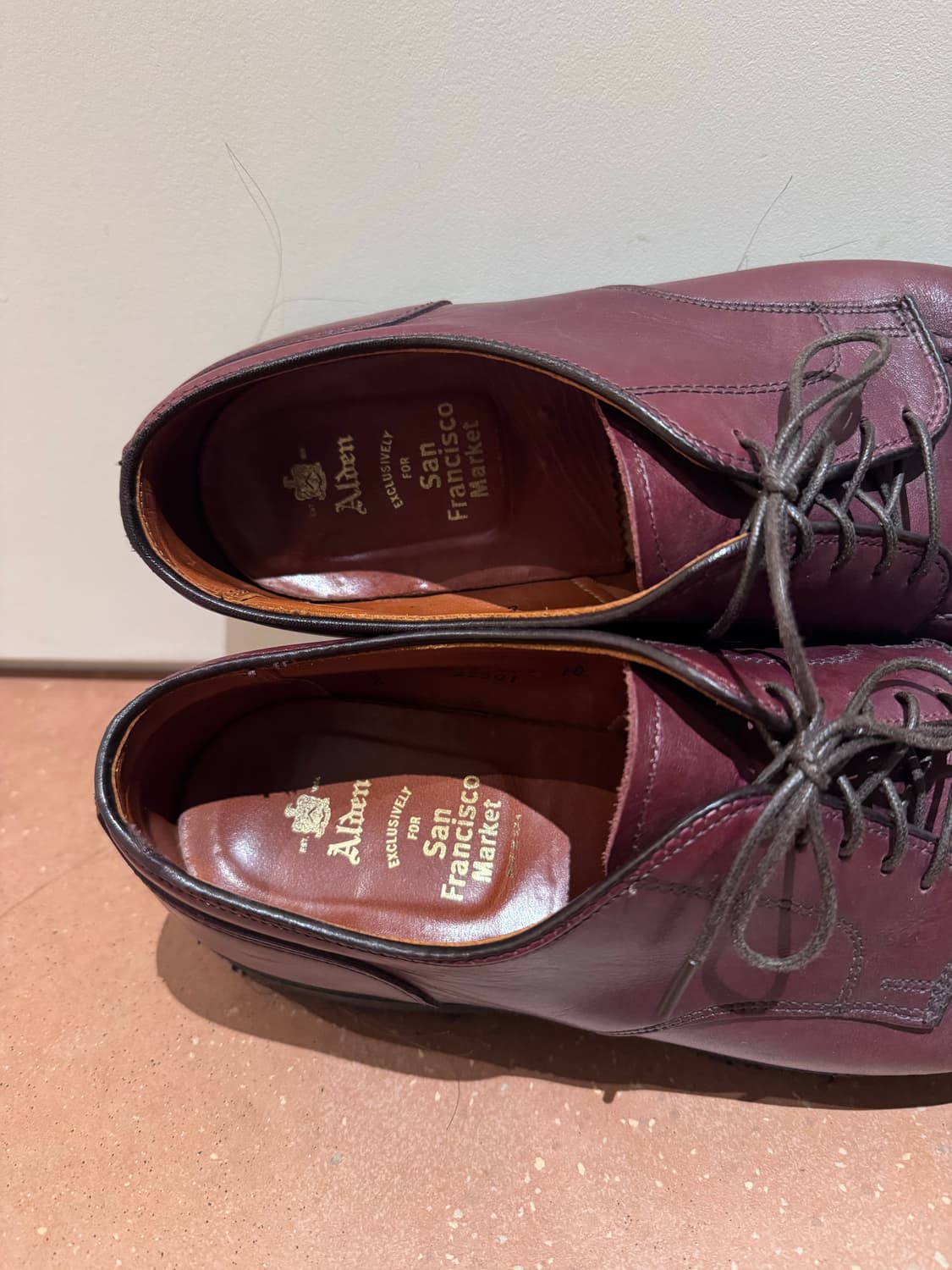알든(Alden) 구두 / 버건디 컬러 상품이미지3