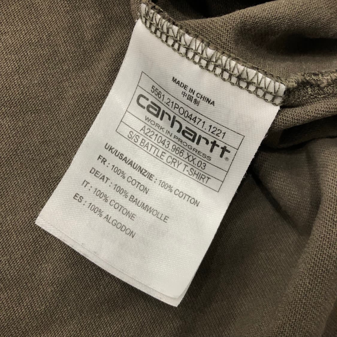 L 칼하트 배틀 크라이 루즈핏 티셔츠 상품이미지4