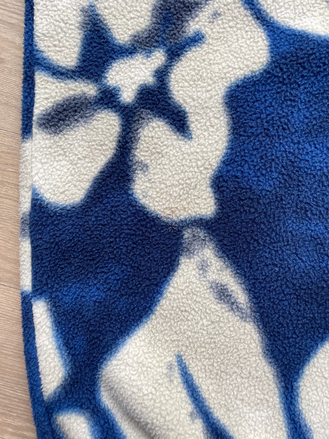 파타고니아 신칠라 하와이안 블루 플라워 패턴 빈티지 상품이미지8