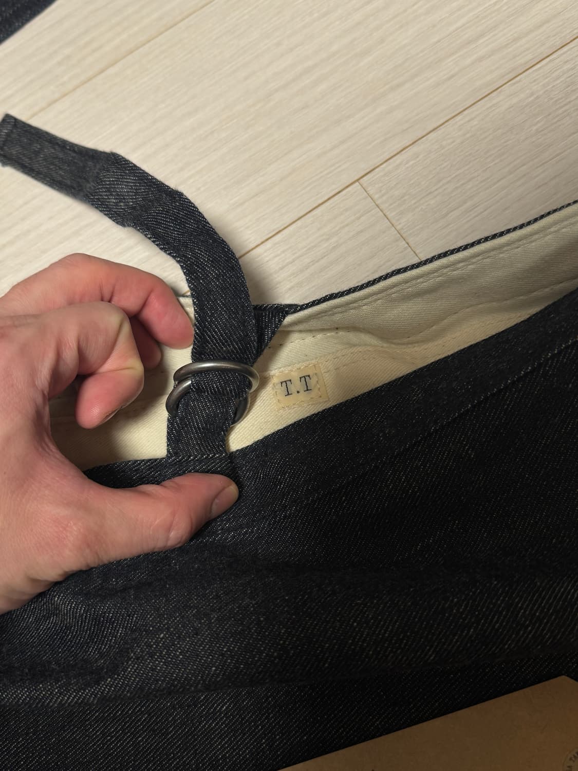 타이가타카하시 뉴스보이백 라지 로우인디고 상품이미지4