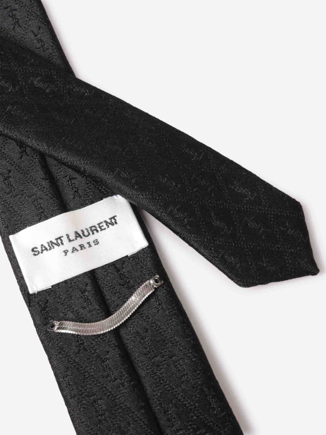 [차은우님 착용] 생로랑 24ss 카산드라 모노그램 내로우 타이 상품이미지2