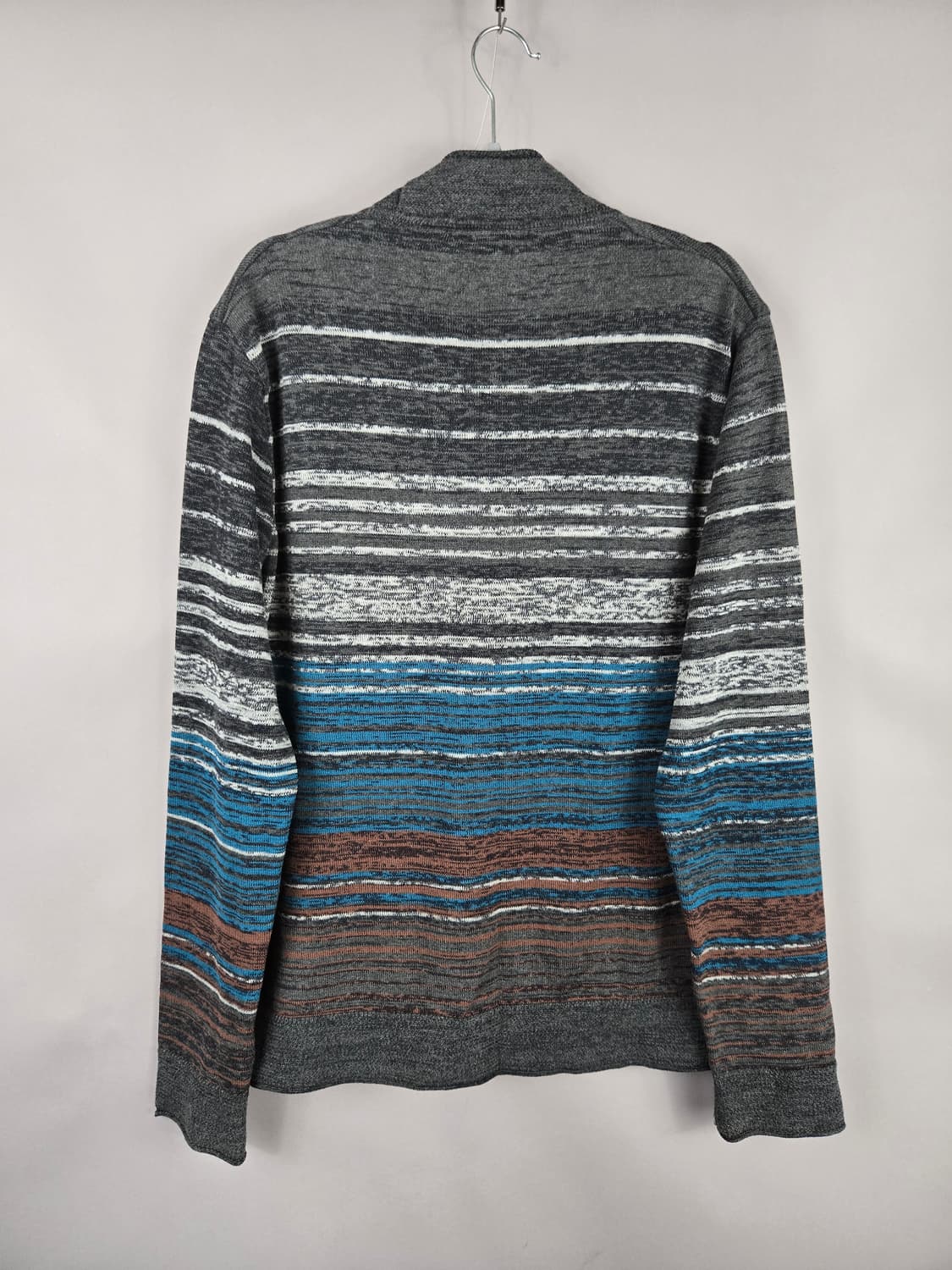 [무료배송]시리즈 100 남성 스트라이프 브이넥 긴팔 니트 가디건 상품이미지6