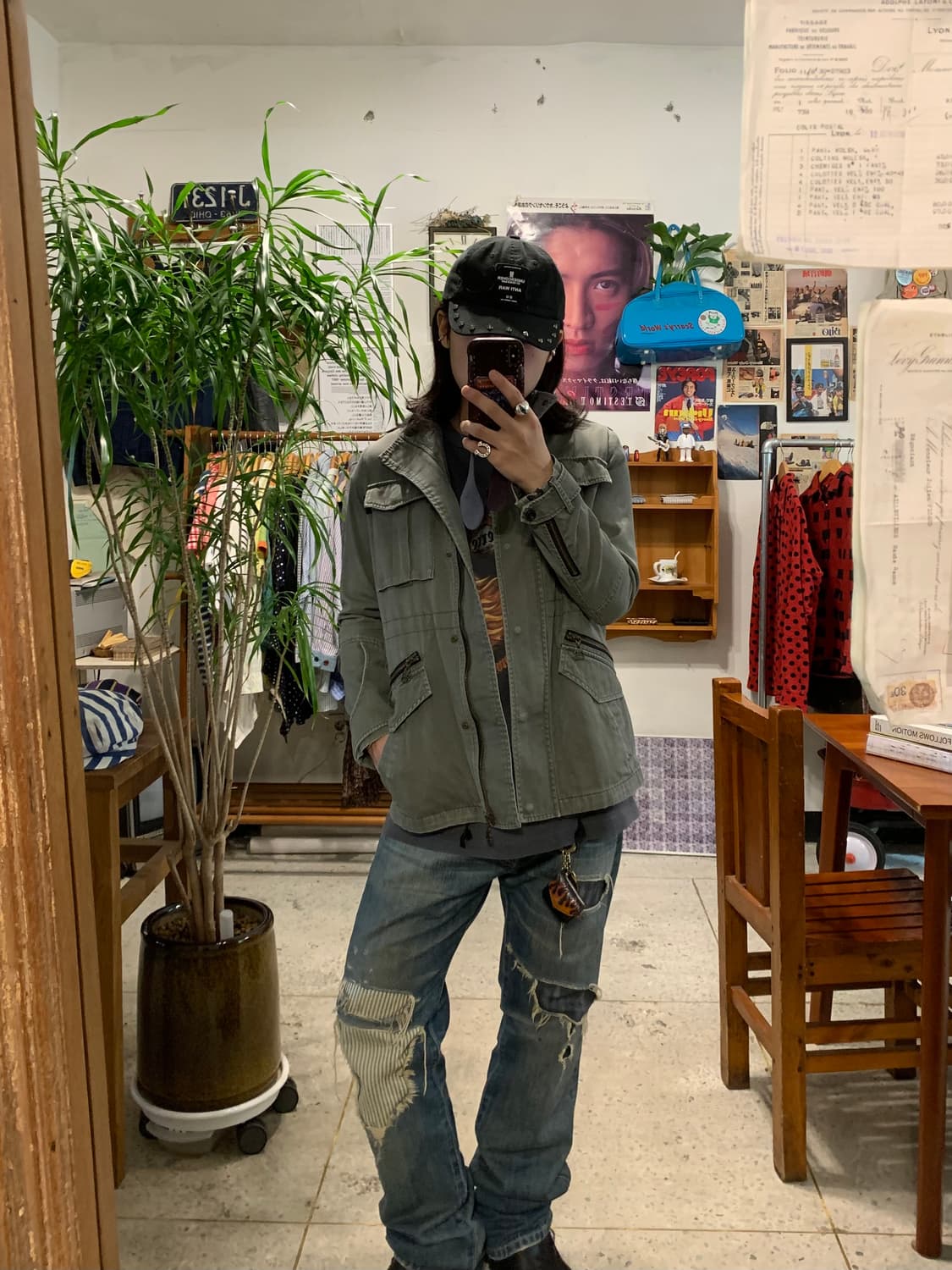 00’s Stussy 스투시 Slink 지퍼 M65 올리브 필드자켓 상품이미지2