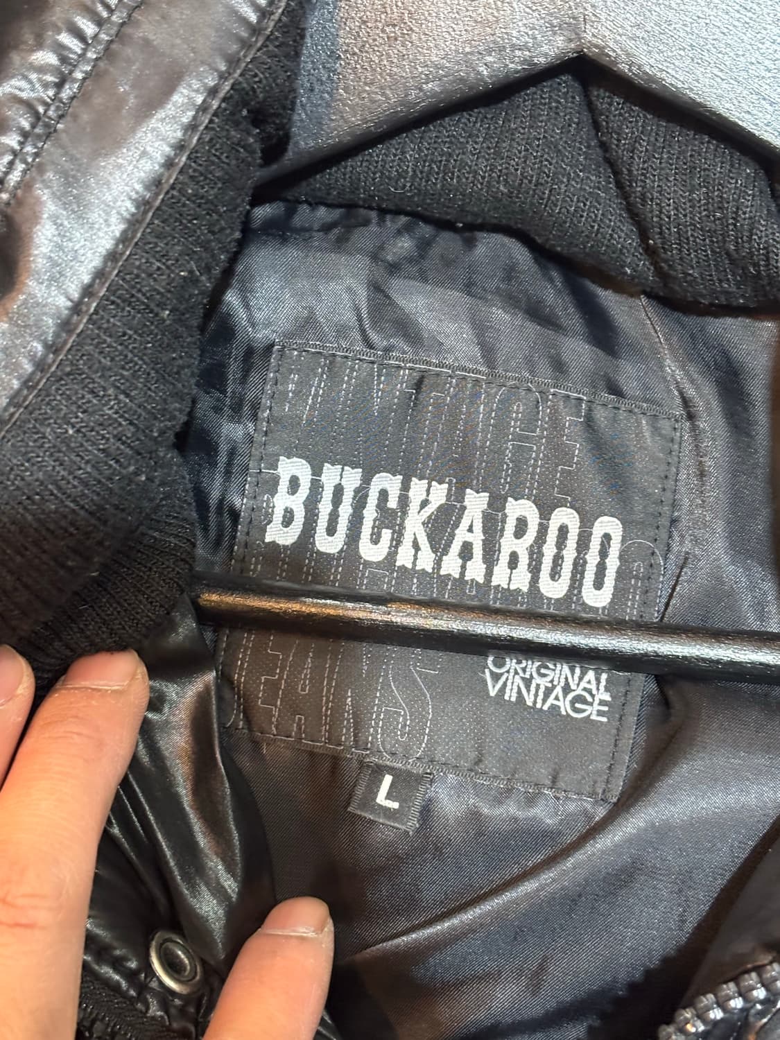 버커루 숏패딩 블랙 L사이즈 상품이미지6