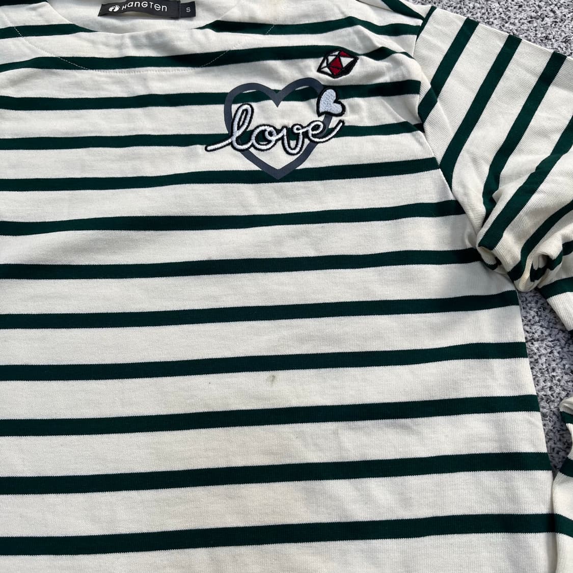 S 행텐 여성 스트라이프 티셔츠 0320M 상품이미지5