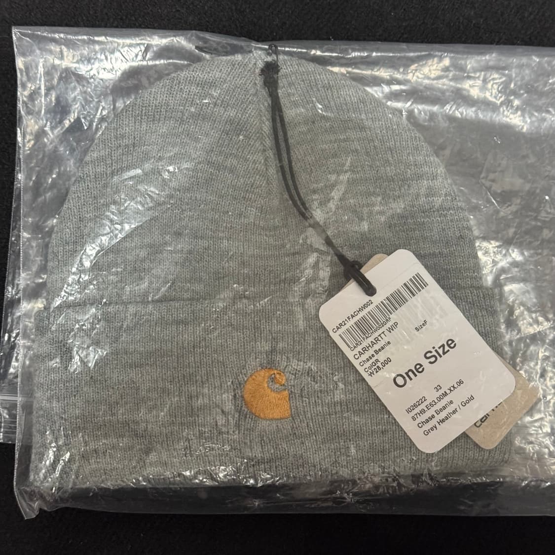 칼하트 비니 그레이 새상품 상품이미지1