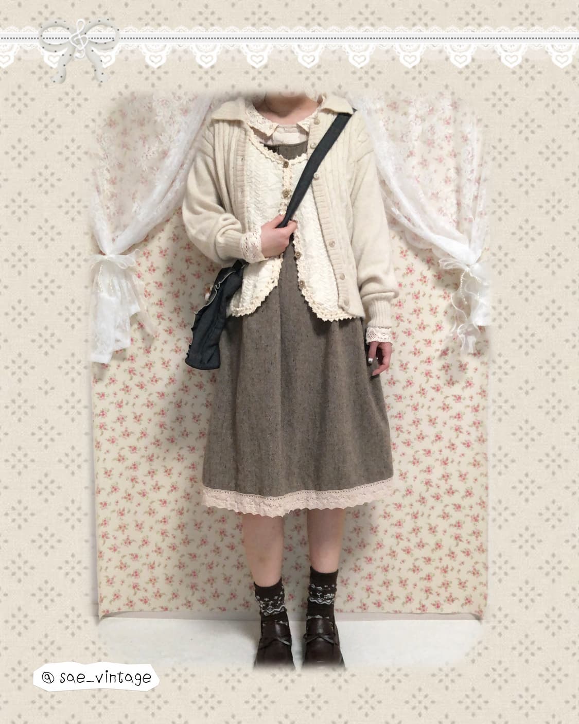 빈티지 모리걸 사만사모스 나시 원피스 상품이미지1