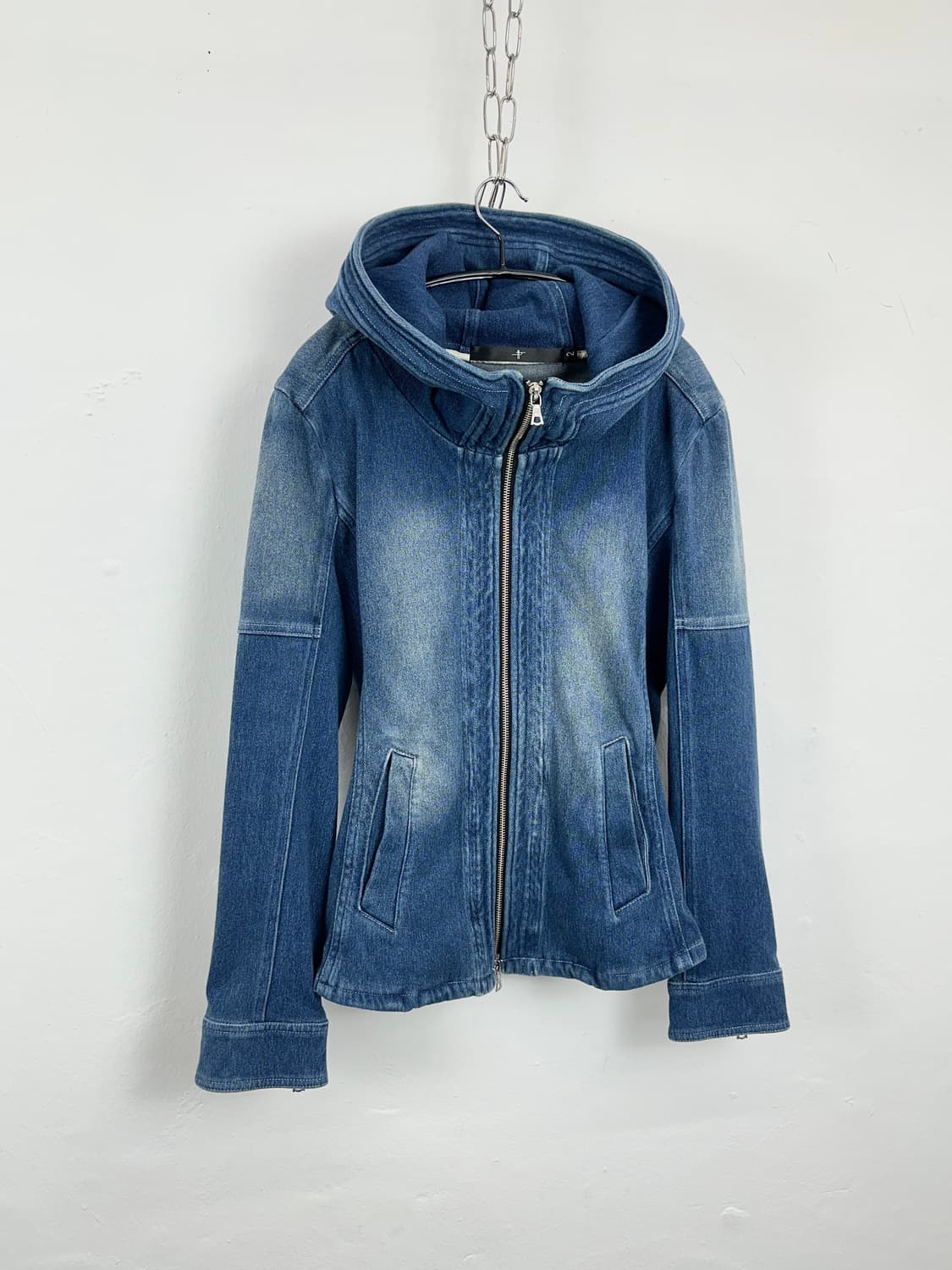 Bono Denim High-Neck Jacket (2-Way Zip) 상품이미지1