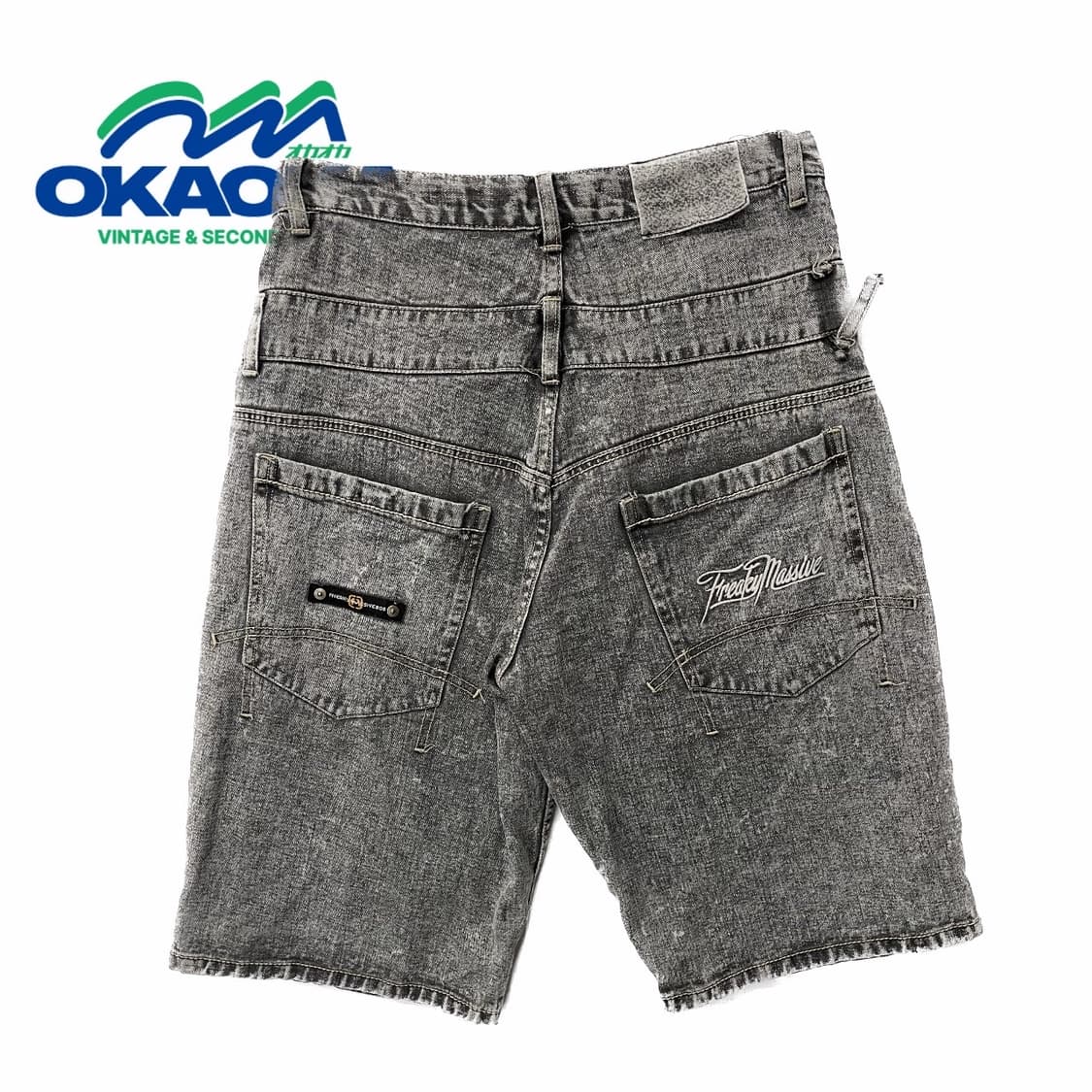 Freaky 워싱 디테일 반바지 상품이미지2