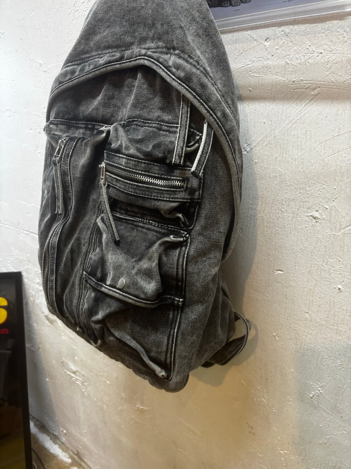 자라(ZARA) 테크니컬 워싱 데님 백팩  상품이미지7