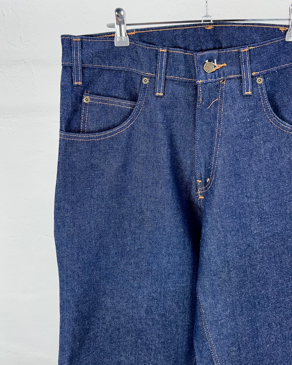 프리즌 블루스 유틸리티 스티치 워크 데님 와이드 팬츠 상품이미지2