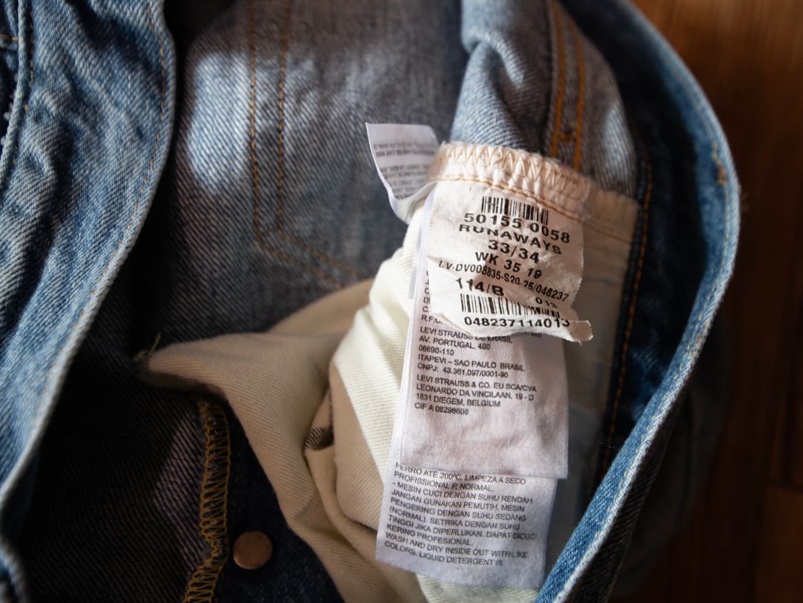 리바이스 lvc 55501-0058 런어웨이 33/34 상품이미지9