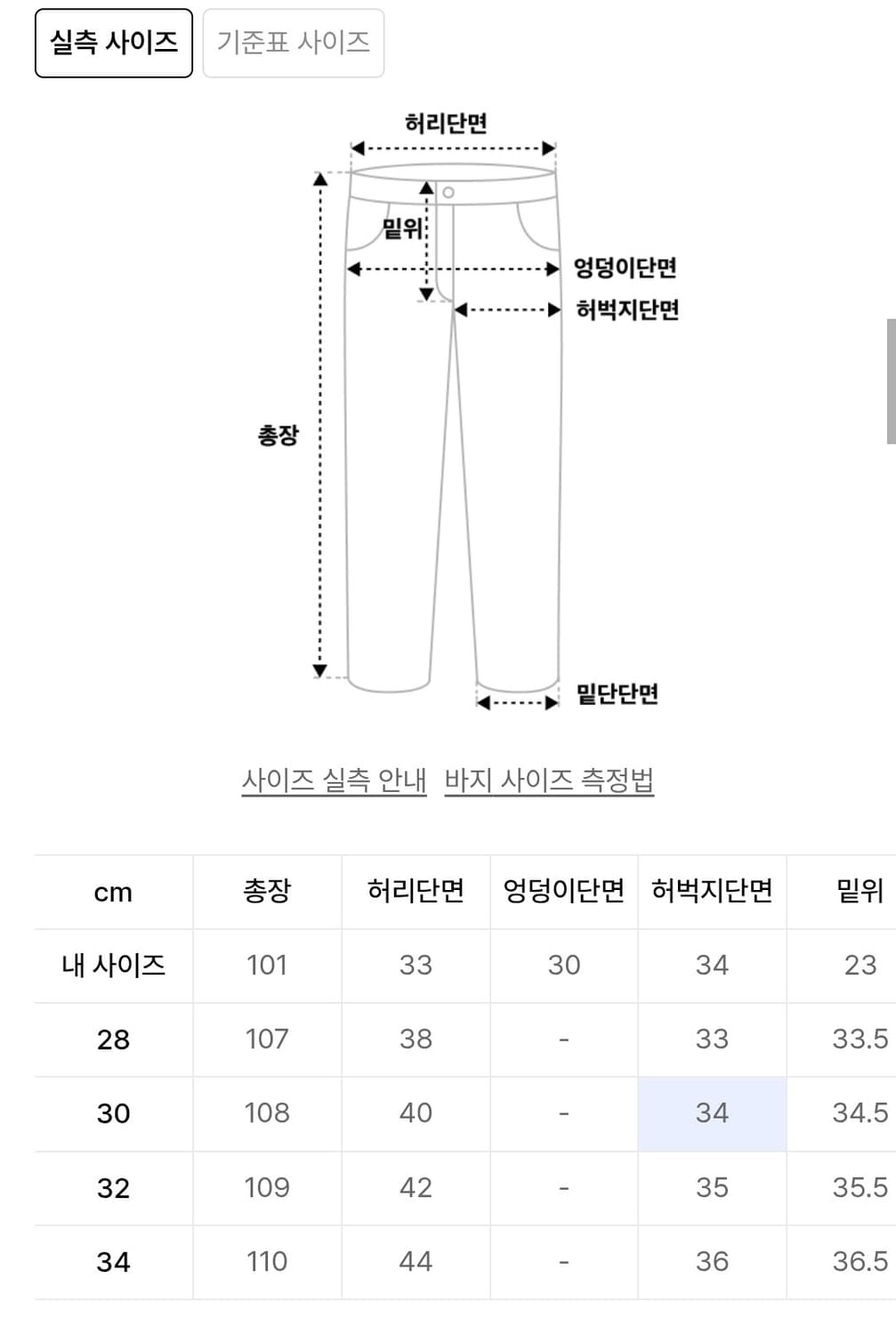 브랜디드 51052 쿠라보 팝스타 데님 30 상품이미지6