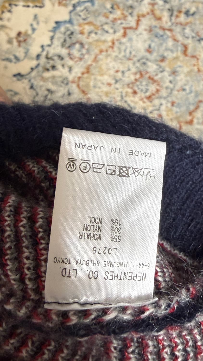 니들스 모헤어 빠삐용 가디건 그레이 xl 상품이미지4