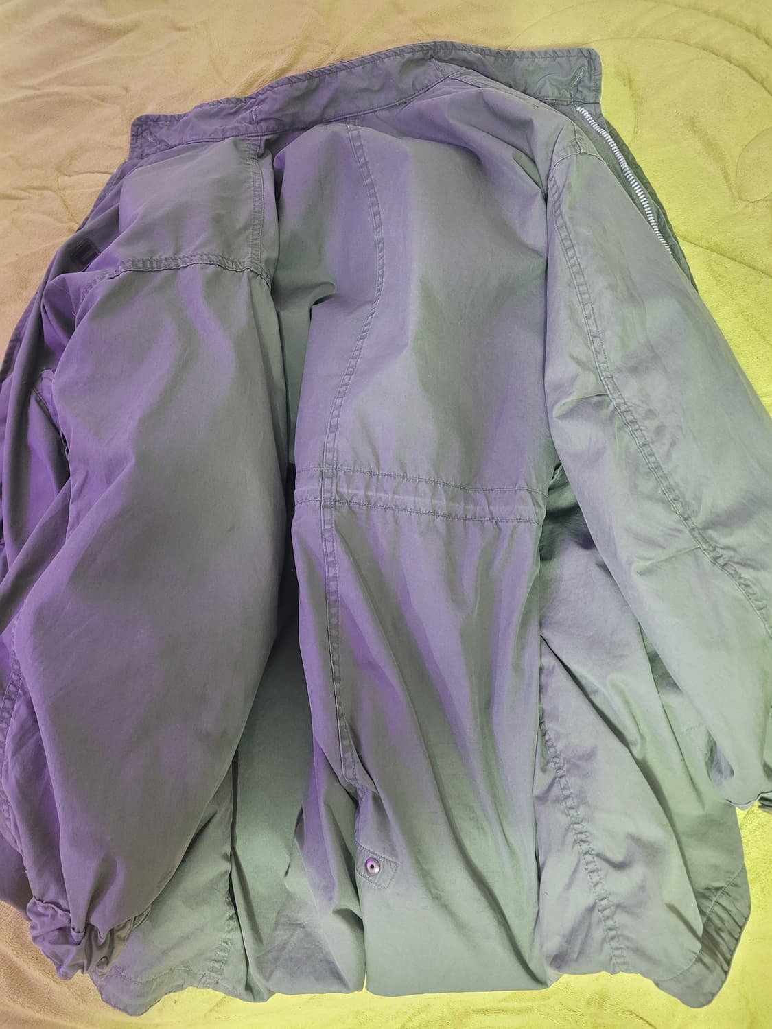 미군 오리지널 m65 피쉬테일 1세대 은지퍼 개파카 알파 인더스트리 xs 상품이미지2