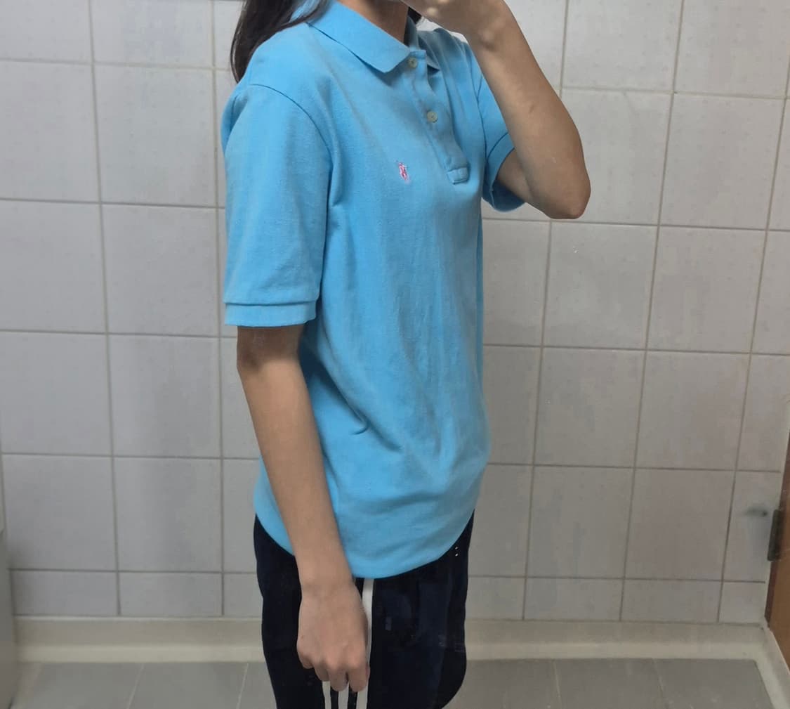 폴로랄프로렌 pk 카라 반팔티 스카이 상품이미지4