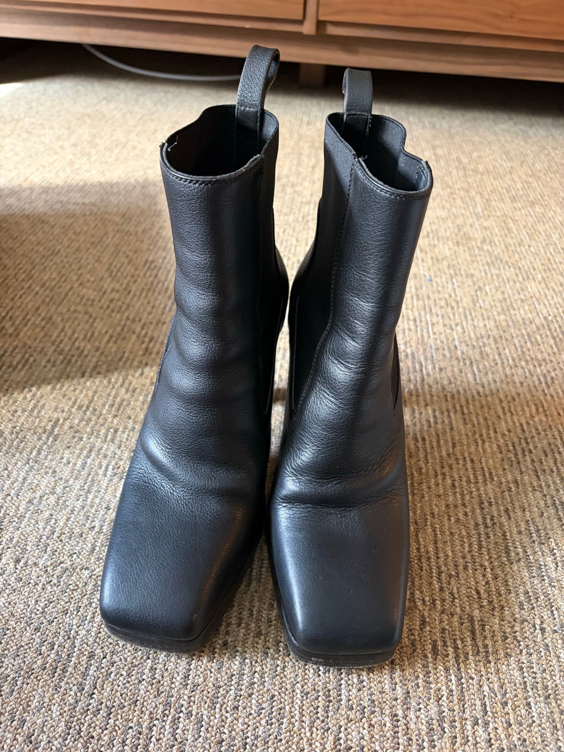 릭오웬스 스퀘어토 앵클 부츠 상품이미지1